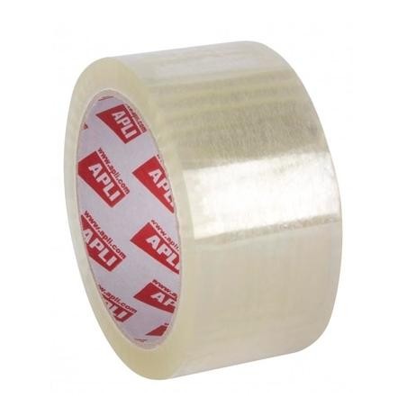 APLI PRECINTO BASIC PP ACRÍLICO 25 MICRAS 48MM X 132M TRANSPARENTE