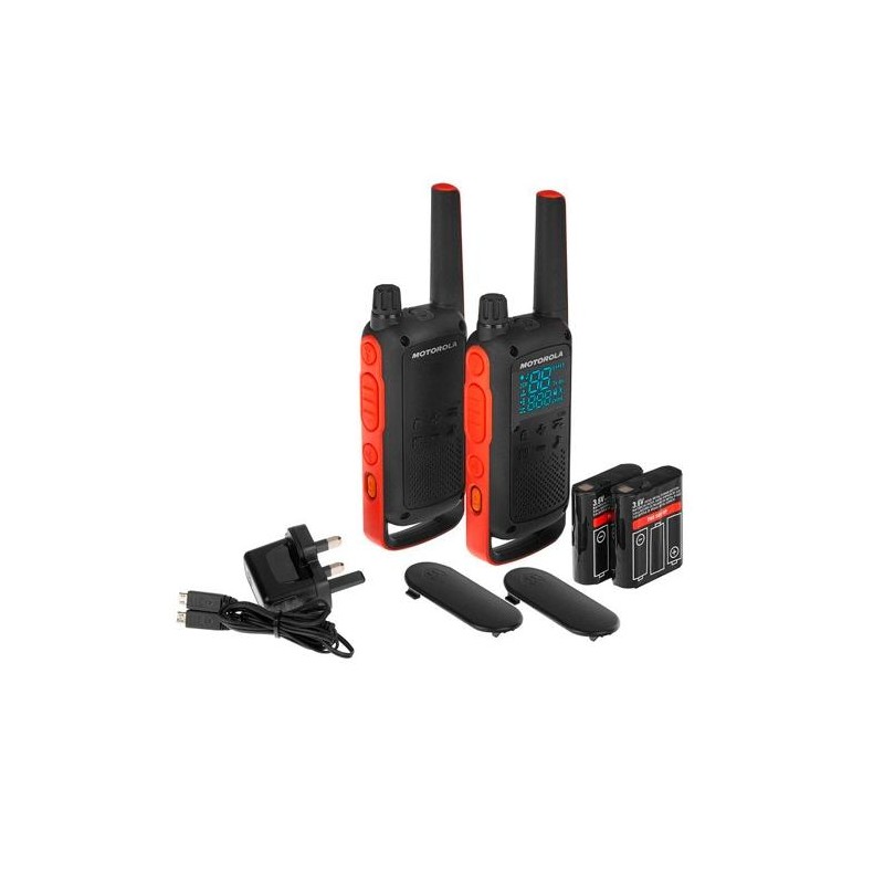 MOTOROLA WALKIE TALKIE T82 NEGRO