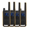 MOTOROLA WALKIE TALKIE T82 EXTREME QUAD PACK NEGRO
