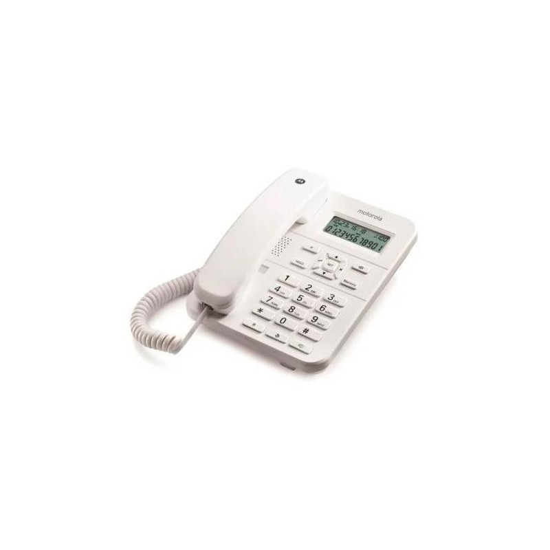 MOTOROLA TELEFONO FIJO C/ CABLE CT202 BLANCO