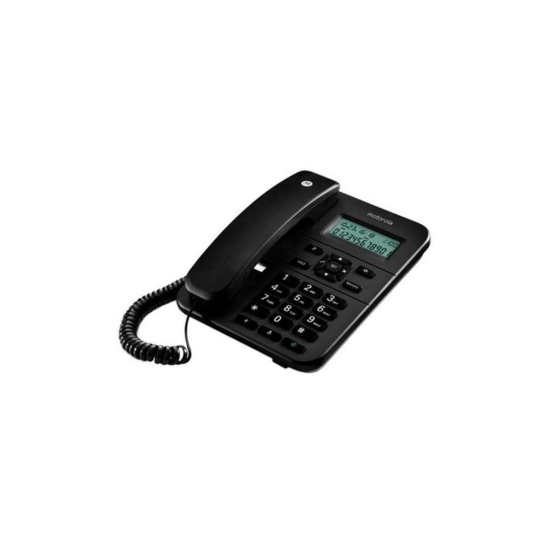 MOTOROLA TELEFONO FIJO C/ CABLE CT202 NEGRO