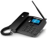MOTOROLA TELEFONO FIJO FW200L CON SIM 2G GSM CON BATERIA AUXILIAR NEGRO