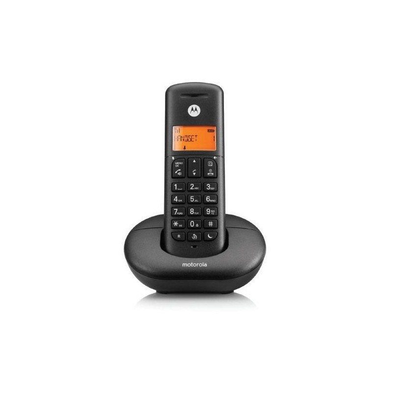 MOTOROLA TELEFONO INALAMBRICO E201 NEGRO DECT DIGITAL