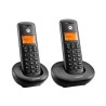 MOTOROLA TELEFONO INALAMBRICO E202 NEGRO DECT DUO DIGITAL KIT DOS UNIDADES