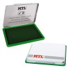 MTL TAMPÓN METÁLICO PARA SELLADO Nº2 (122X84X14MM) CON ALMOHADILLA ENTINTADA VERDE