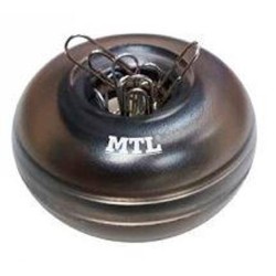 MTL PORTACLIPS IMANTADO REDONDO NEGRO TRASNLÚCIDO