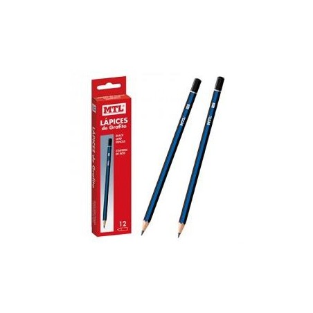 MTL LAPIZ MADERA GRAFITO HB -12U-