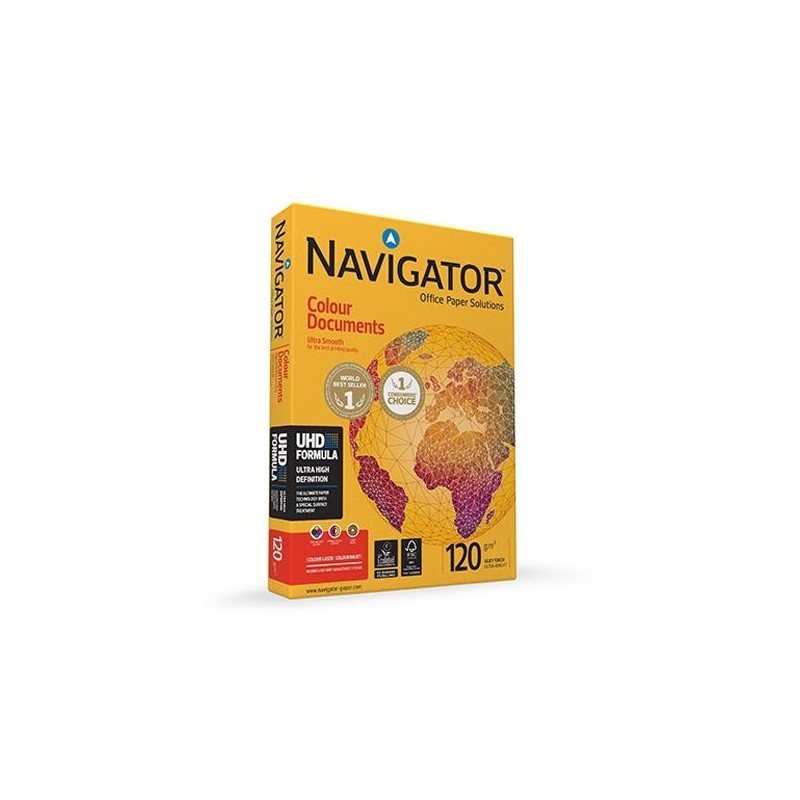 NAVIGATOR A4 120GR COLOR DOCUMENTS - 250 HOJAS POR PAQUETE
