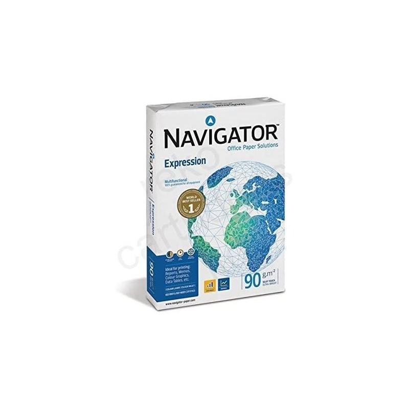 NAVIGATOR A4 90GR UNIVERSAL -5 PAQUETES-
