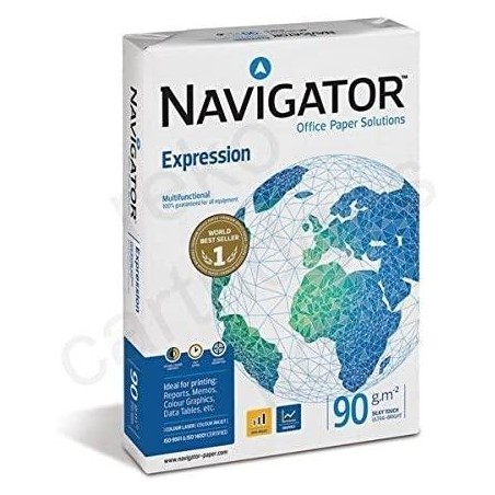 NAVIGATOR A4 90GR UNIVERSAL -5 PAQUETES-