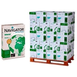 NAVIGATOR A4 80GR UNIVERSAL 1 PALET-300 PAQUETES- *** SOLO PENINSULA Y SERVICIO PUERTA BAJO, NO SE DESPALETIZARA NI SUBIRAN A PL