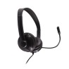 NILOX AURICULARES MICRÓFONO BIAURAL ESTEREO C/ CABLE USB NEGRO