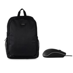 NILOX MOCHILA PARA PORTATIL DE 15,6" BASIC NEGRO + RATON USB 1000 DPI