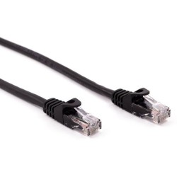 NILOX CABLE RED LATIGUILLO RJ45 CAT.6 UTP NEGRO, 1.0 M
