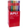 APLI PAPEL DE REGALO METALIZADO ROLLO 70CM X 2M COLORES SURTIDOS