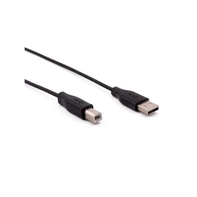NILOX CABLE USB 2.0 , TIPO USB/M-B/M, NEGRO, 1.8 M