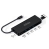 NILOX DOCK STATION USB-C 8 EN 1 3XUSB 3.2, 1XHDMI, SD, RJ45, PD, MICRO SD NEGRO