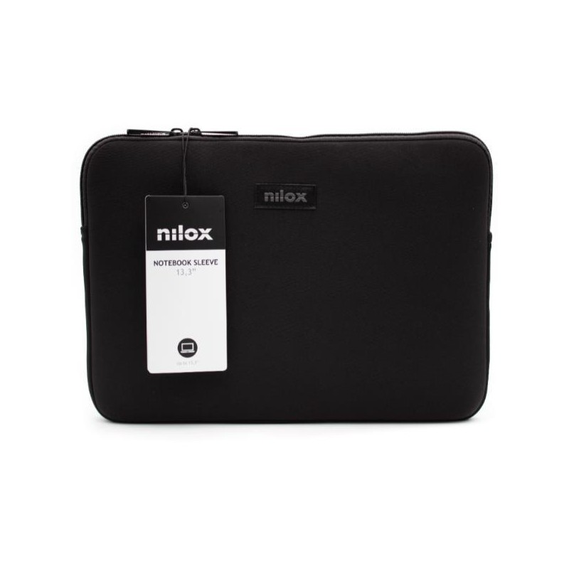 NILOX FUNDA COLOR SLEEVE PORTÁTIL DE 13,3” NEGRO