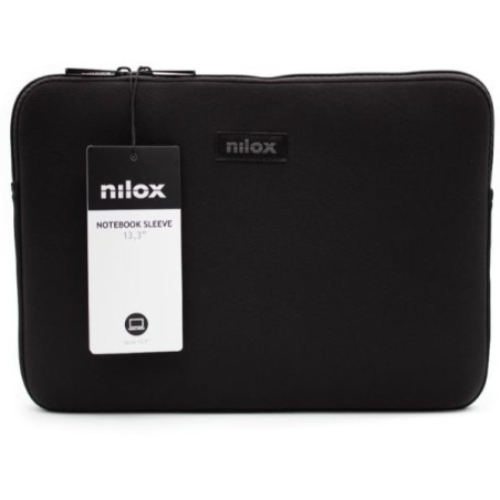 NILOX FUNDA COLOR SLEEVE PORTÁTIL DE 13,3” NEGRO