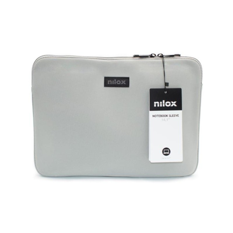NILOX FUNDA COLOR SLEEVE PORTÁTIL DE 14,1” GRIS