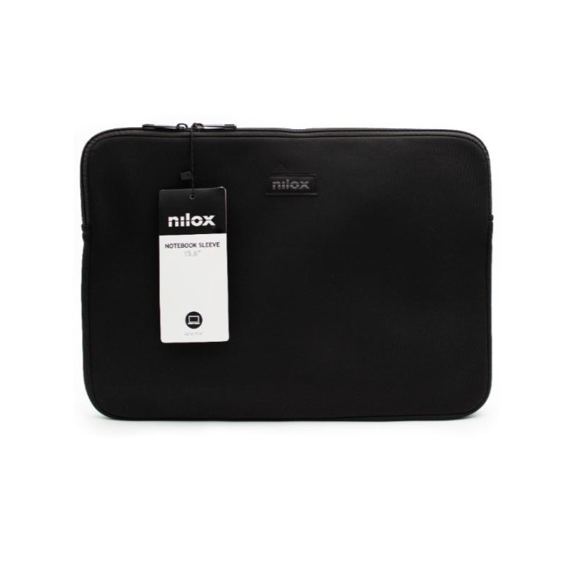 NILOX FUNDA COLOR SLEEVE PORTÁTIL DE 15,6” NEGRA