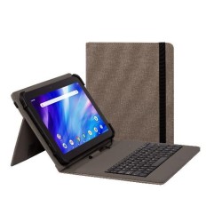 NILOX FUNDA TABLET 9,7" A 10´5" CON TECLADO USB GRIS