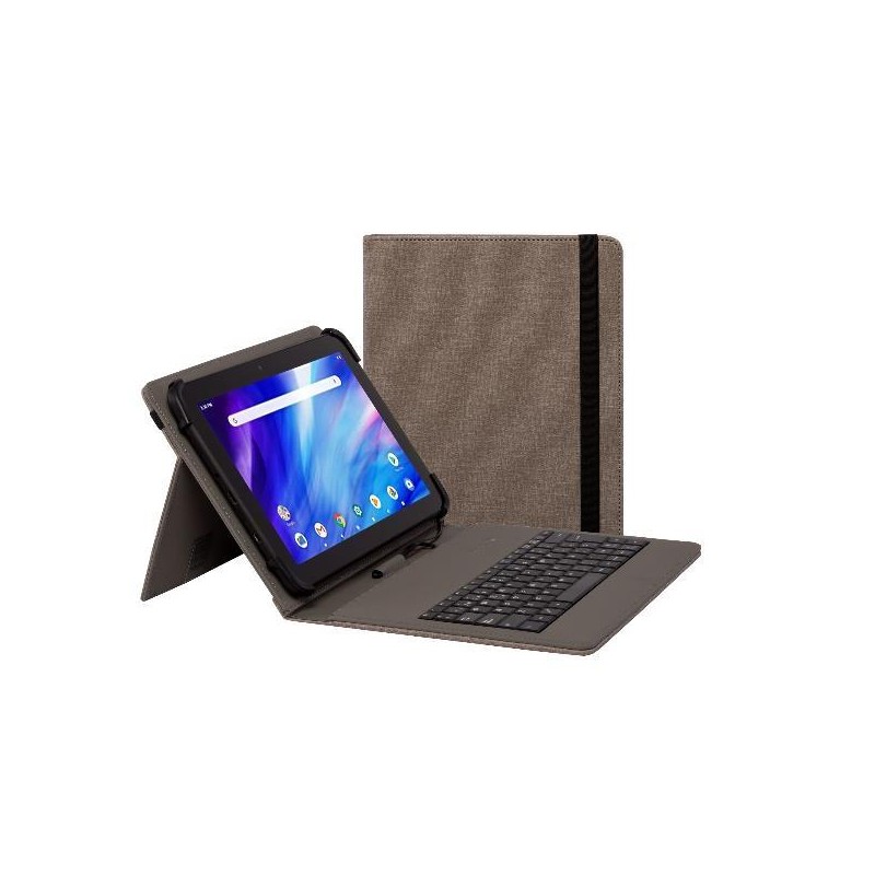 NILOX FUNDA TABLET 9,7" A 10´5" CON TECLADO USB GRIS