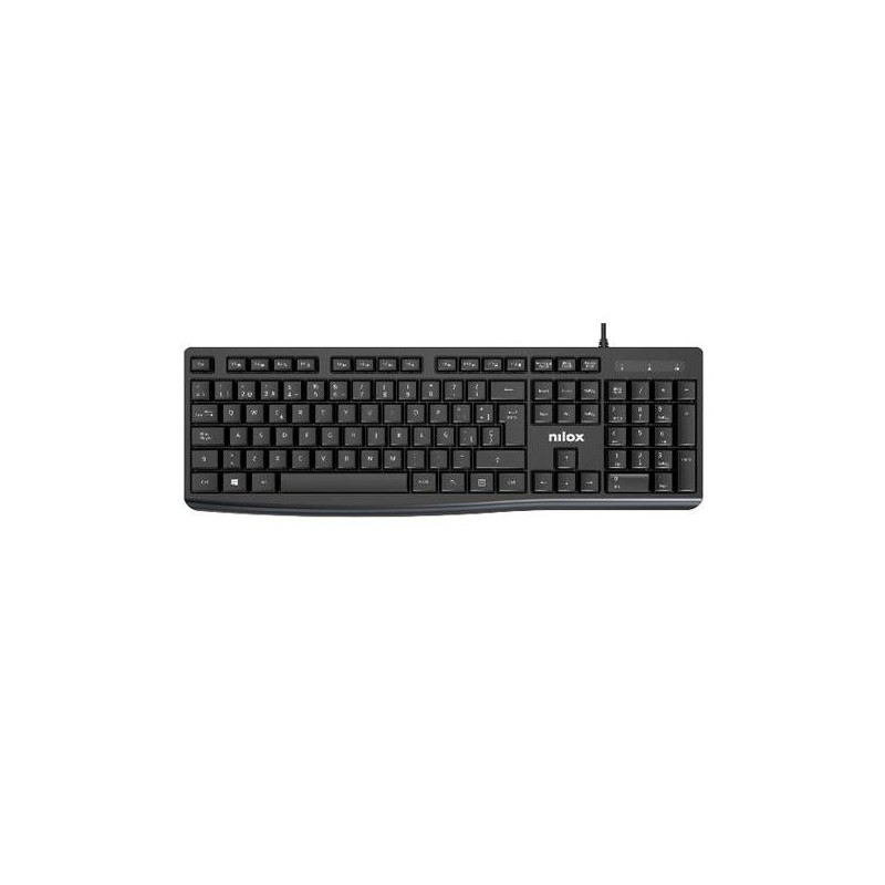 NILOX TECLADO CABLE USB NEGRO ESPAÑOL