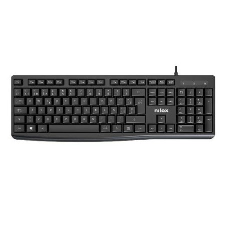 NILOX TECLADO CABLE USB NEGRO ESPAÑOL