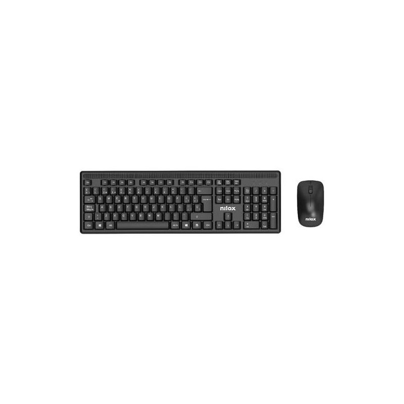 NILOX COMBO TECLADO + RATÓN INALÁMBRICO NEGRO