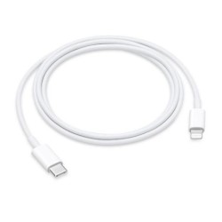 APPLE CABLE-APPLE USB-C - LIGHTNING, 1 M BLANCO