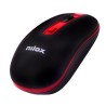 NILOX RATÓN INALÁMBRICO 1600PPP NEGRO/ROJO