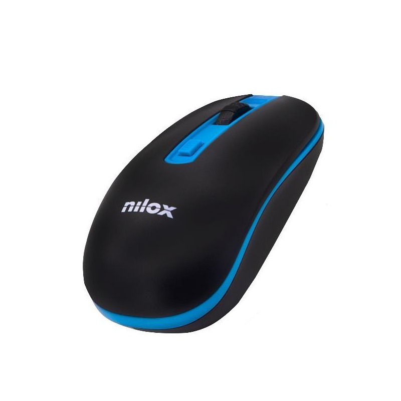 NILOX RATÓN INALÁMBRICO 1600PPP NEGRO/AZUL