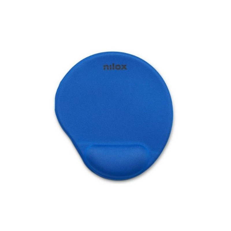 NILOX ALFOMBRILLA ERGONOMICA PARA RATON AZUL