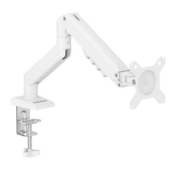 NILOX SOPORTE DE MESA GIRATORIO E INCLINABLE 1 BRAZO ARTICULADO HASTA 32" BLANCO