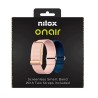 NILOX PULSERA INTELIGENTE SIN PANTALLA BLUETOOTH INCLUYE DOS PULSERAS ROSA Y AZUL