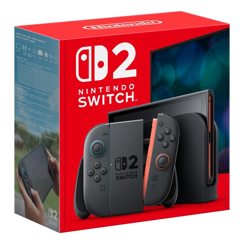NINTENDO SWITCH 2 256GB PANTALLA TACTIL WIFI NEGRO