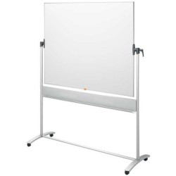 NOBO PIZARRA BLANCA MAGNÉTICA MÓVIL NANO CLEAN CLASSIC 150X120CM