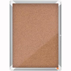 NOBO VITRINA INTERIOR PARA 4 HOJAS A4 CON SUPERFICIE DE CORCHO