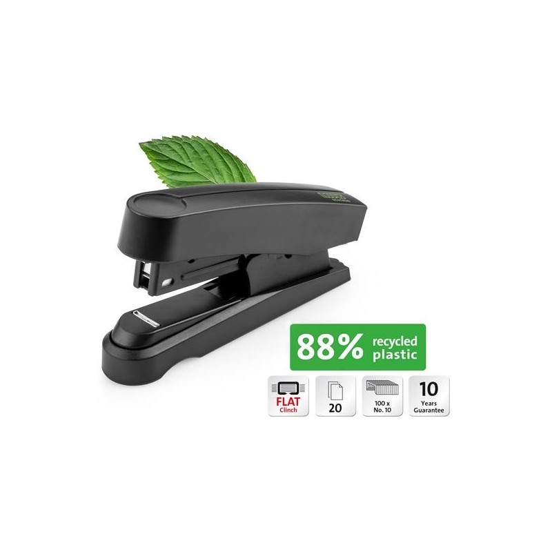 NOVUS GRAPADORA B10FC PROFESIONAL RE+NEW INCLUYE 200 GRAPAS NO.10 NEGRO