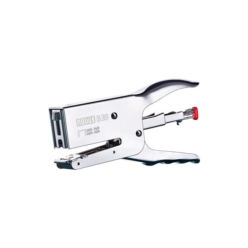 NOVUS GRAPADORA DE TENAZA B 39 ERGONÓMICA METAL CROMADO PLATA