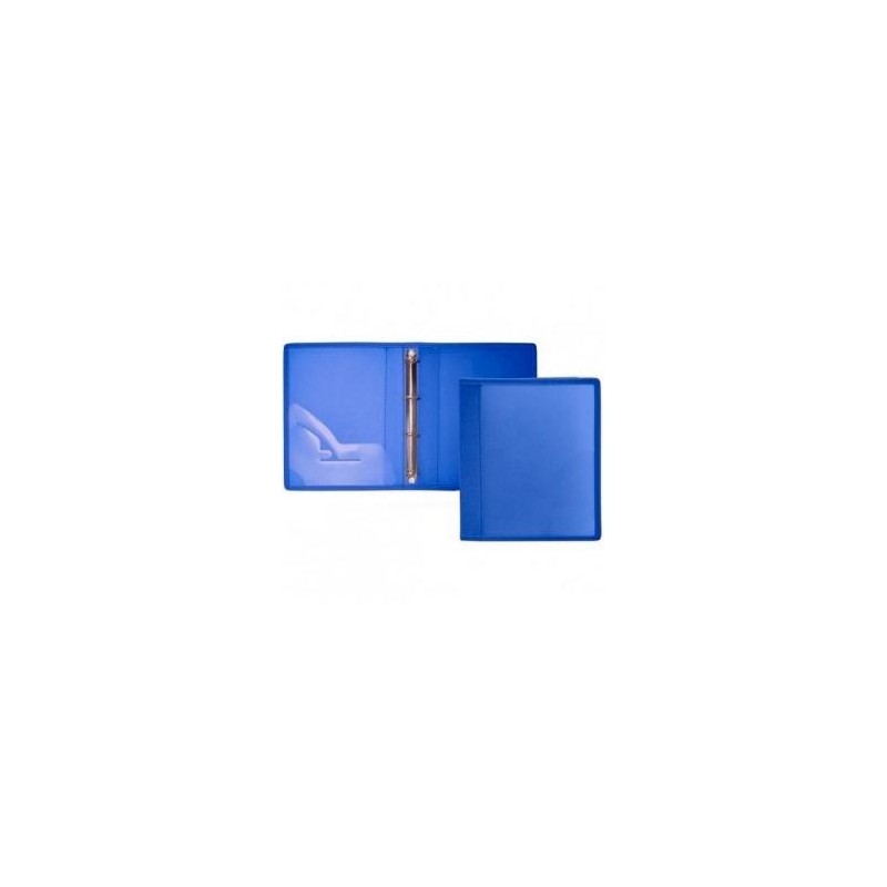 OFFICE BOX CARPETA ANILLAS 2 X 40MM A4+ TELA AZUL