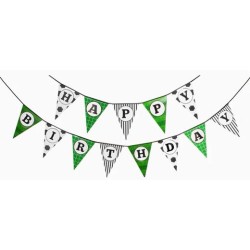 OH YEAH GUIRNALDA BANDERINES HAPPY BIRTHDAY FÚTBOL 5M
