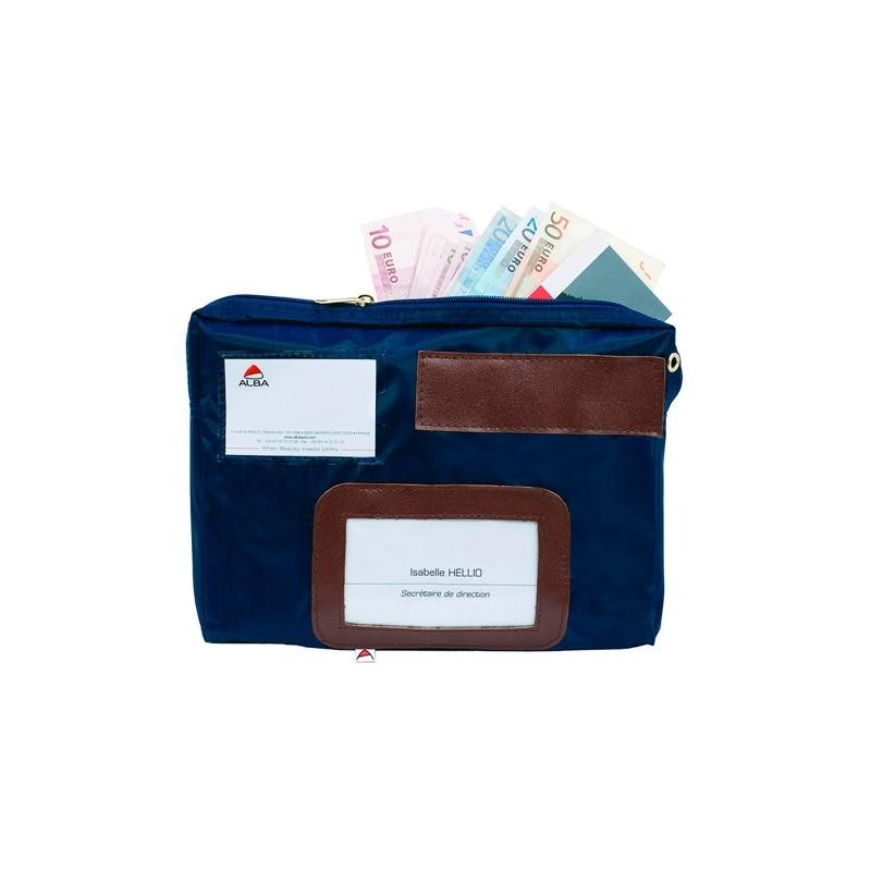 ARCHIVO 2000 BOLSA DE CORRESPONDENCIA ALBA FABRICADA EN NAILON IMPERMEABLE 40X270X185 MM AZUL