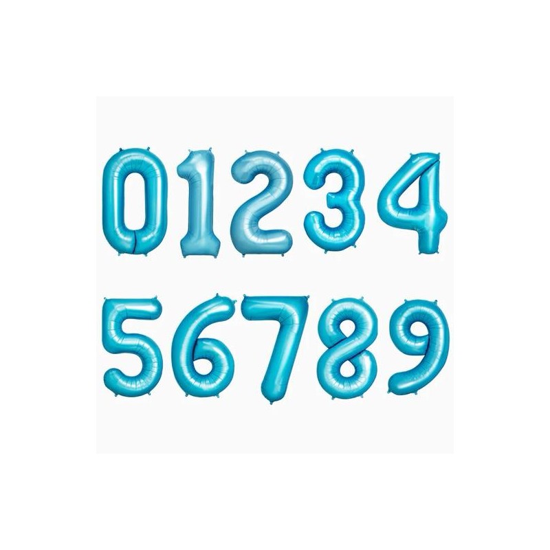 OH YEAH GLOBO POLIAMIDA Nº2 100CM AZUL PASTEL