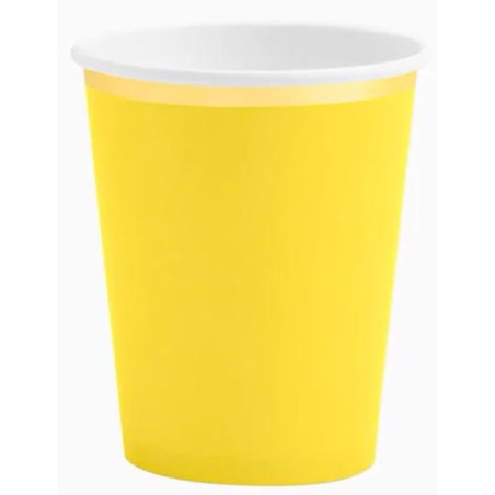 OH YEAH VASO AMARILLO METALIZADO 9OZ (270CC) PACK 6U