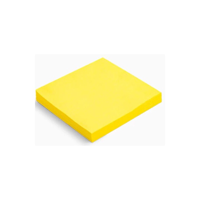 OH YEAH SERVILLETA DOBLE CAPA 33X33C AMARILLO PASTEL -30U-
