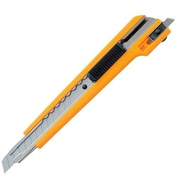 OLFA CUTTER A-3 / CUCHILLA FRACTURABLE DE 9 MM / DIESTROS Y ZURDOS