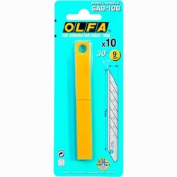 OLFA REPUESTO CUTTER 9MM / CUCHILLA FRACTURABLE 10 CUCHILLAS