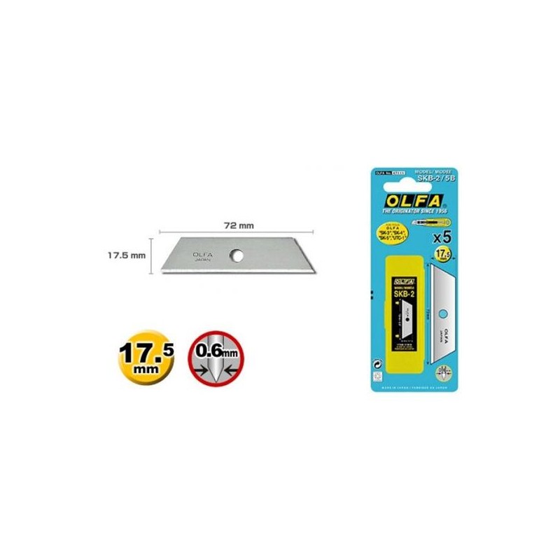 OLFA REPUESTOSK-4 CUTTER CORTADORES DE SEGURIDAD / CUCHILLA FRACTURABLE